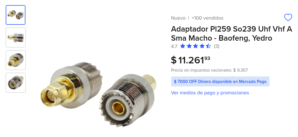 nanovna adaptadores